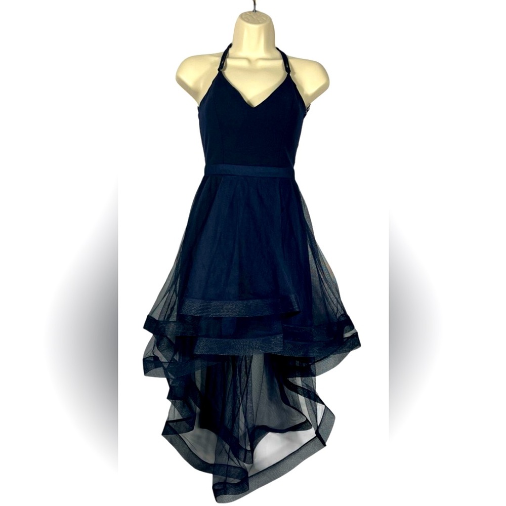 City Triangles Elegant Navy Juniors Dress NWT